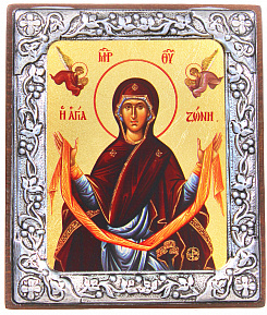 Икона пояс Богородицы из Ватопеда