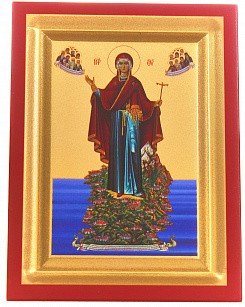 Икона Игумения Святой Горы 2*10*13 0091