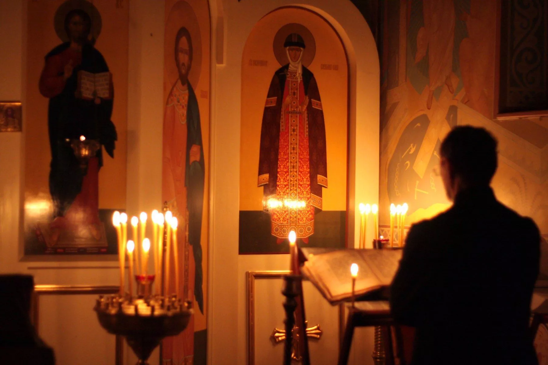 Ночная литургия. Иверская Богородица в ноябре 