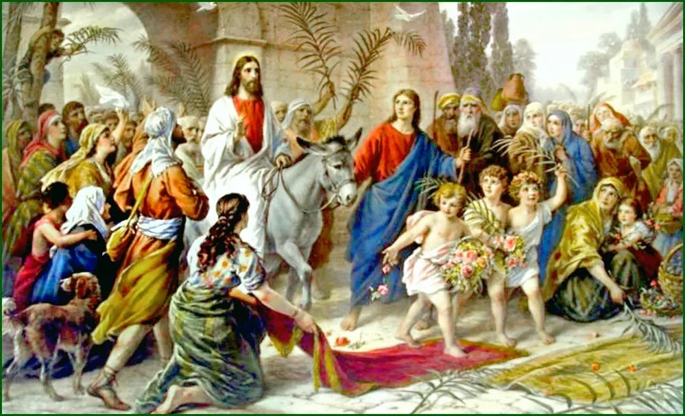 На праздник Вход Господа в Иерусалим