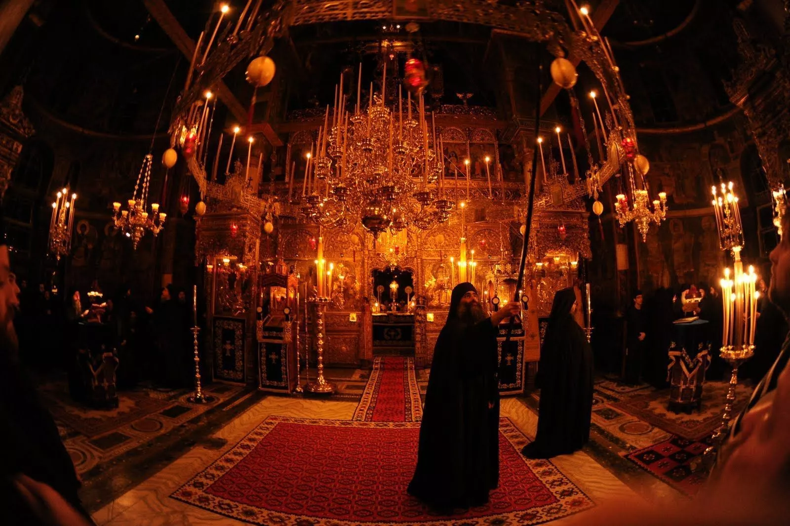 Ночная литургия. Иверская Богородица в октябре 
