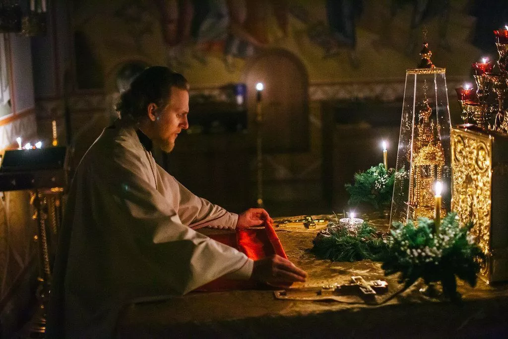Ночная литургия у Креста в Годеново 